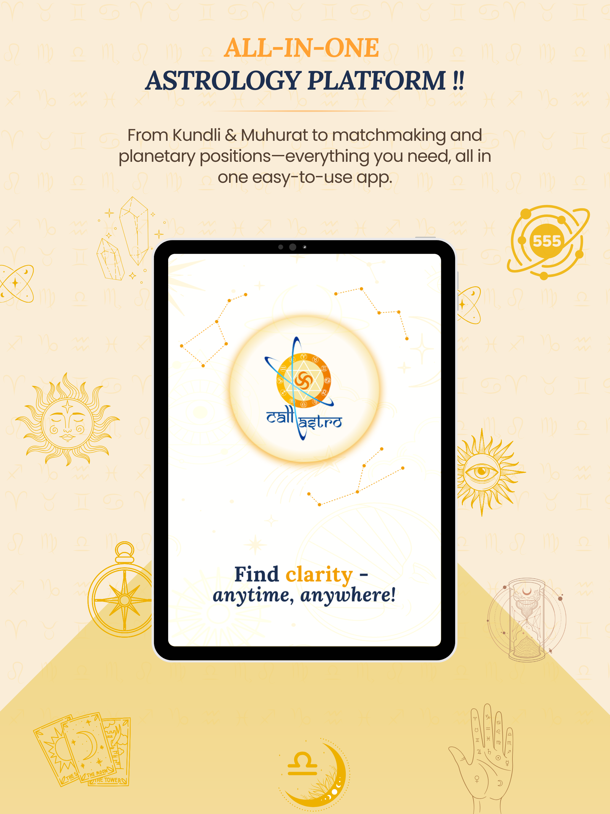 Astrology, tarot, numerology and more in one app